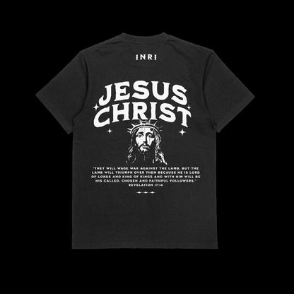 JESUS CHRIST REVELATION 17:14 TEE - BLACK