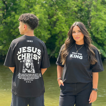 JESUS CHRIST REVELATION 17:14 TEE - BLACK