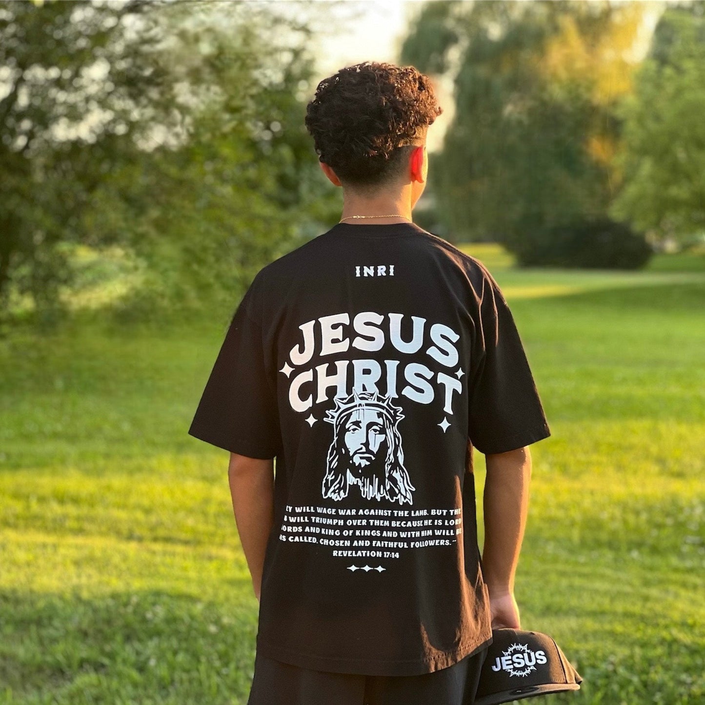 JESUS CHRIST REVELATION 17:14 TEE - BLACK